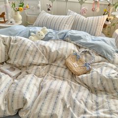 4Pcs Cloud Linen | Set Đũi Mây Phong cách trẻ trung hiện đại | ID 4PCSCLOUDLINE29