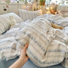 4Pcs Cloud Linen | Set Đũi Mây Phong cách trẻ trung hiện đại | ID 4PCSCLOUDLINE29