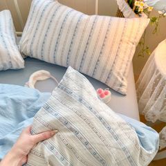 4Pcs Cloud Linen | Set Đũi Mây Phong cách trẻ trung hiện đại | ID 4PCSCLOUDLINE29