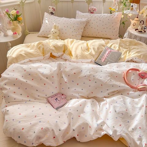 4Pcs Cloud Linen | Set Đũi Mây Phong cách trẻ trung hiện đại | ID 4PCSCLOUDLINE30