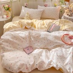 4Pcs Cloud Linen | Set Đũi Mây Phong cách trẻ trung hiện đại | ID 4PCSCLOUDLINE30
