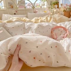 4Pcs Cloud Linen | Set Đũi Mây Phong cách trẻ trung hiện đại | ID 4PCSCLOUDLINE30