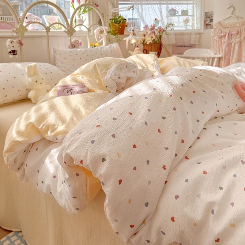 4Pcs Cloud Linen | Set Đũi Mây Phong cách trẻ trung hiện đại | ID 4PCSCLOUDLINE30