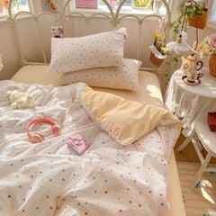 4Pcs Cloud Linen | Set Đũi Mây Phong cách trẻ trung hiện đại | ID 4PCSCLOUDLINE30