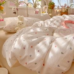 4Pcs Cloud Linen | Set Đũi Mây Phong cách trẻ trung hiện đại | ID 4PCSCLOUDLINE30