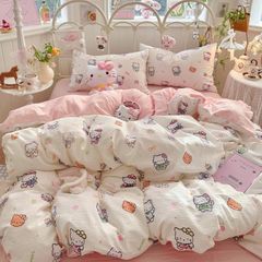 4Pcs Cloud Linen | Set Đũi Mây Phong cách trẻ trung hiện đại | ID 4PCSCLOUDLINE31