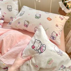 4Pcs Cloud Linen | Set Đũi Mây Phong cách trẻ trung hiện đại | ID 4PCSCLOUDLINE31