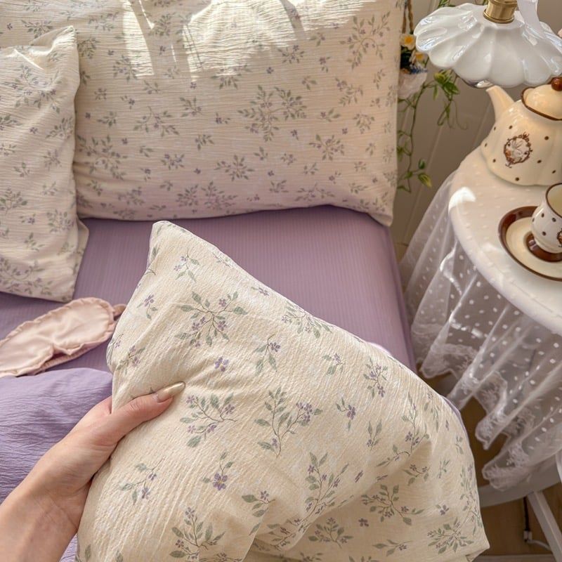 4Pcs Cloud Linen | Set Đũi Mây Phong cách trẻ trung hiện đại | ID 4PCSCLOUDLINE32