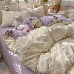 4Pcs Cloud Linen | Set Đũi Mây Phong cách trẻ trung hiện đại | ID 4PCSCLOUDLINE32