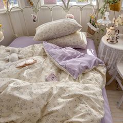 4Pcs Cloud Linen | Set Đũi Mây Phong cách trẻ trung hiện đại | ID 4PCSCLOUDLINE32