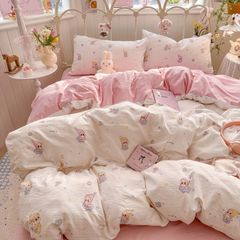 4Pcs Cloud Linen | Set Đũi Mây Phong cách trẻ trung hiện đại | ID 4PCSCLOUDLINE33