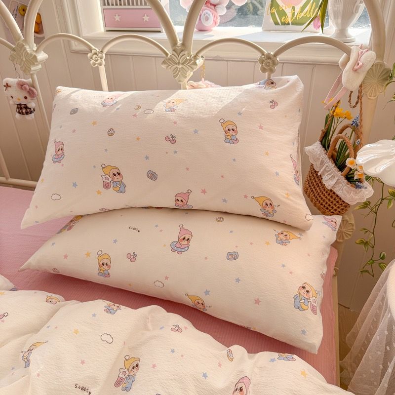 4Pcs Cloud Linen | Set Đũi Mây Phong cách trẻ trung hiện đại | ID 4PCSCLOUDLINE33
