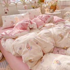 4Pcs Cloud Linen | Set Đũi Mây Phong cách trẻ trung hiện đại | ID 4PCSCLOUDLINE33