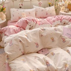 4Pcs Cloud Linen | Set Đũi Mây Phong cách trẻ trung hiện đại | ID 4PCSCLOUDLINE33