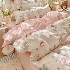 4Pcs Cloud Linen | Set Đũi Mây Phong cách trẻ trung hiện đại | ID 4PCSCLOUDLINE34