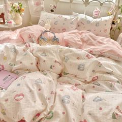 4Pcs Cloud Linen | Set Đũi Mây Phong cách trẻ trung hiện đại | ID 4PCSCLOUDLINE34