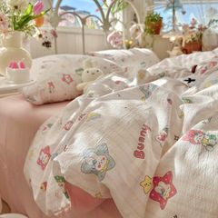 4Pcs Cloud Linen | Set Đũi Mây Phong cách trẻ trung hiện đại | ID 4PCSCLOUDLINE34