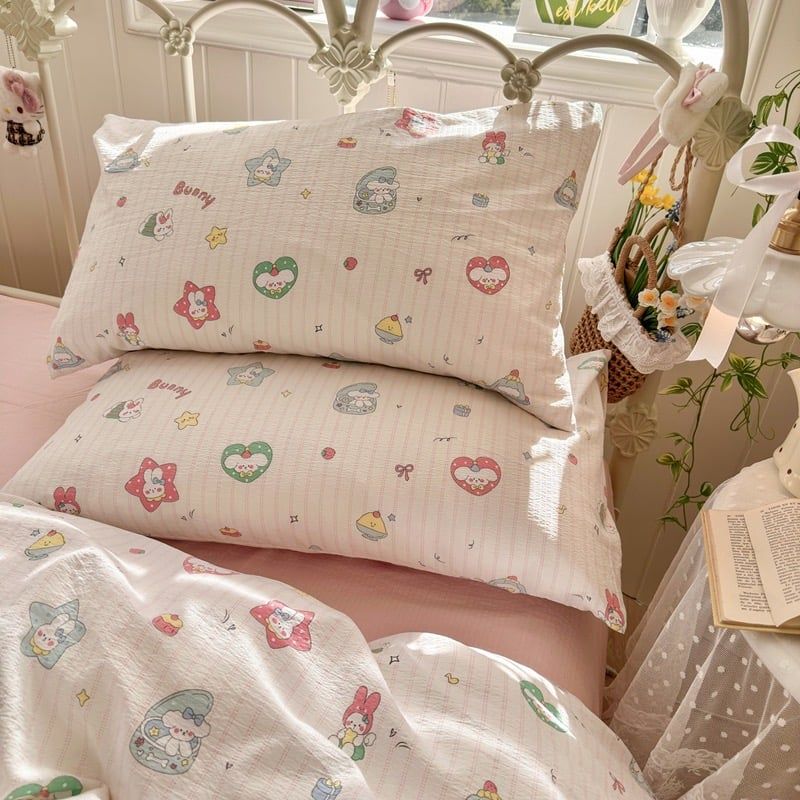 4Pcs Cloud Linen | Set Đũi Mây Phong cách trẻ trung hiện đại | ID 4PCSCLOUDLINE34