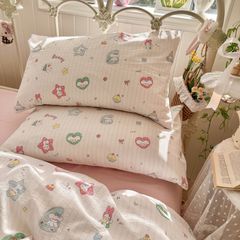 4Pcs Cloud Linen | Set Đũi Mây Phong cách trẻ trung hiện đại | ID 4PCSCLOUDLINE34