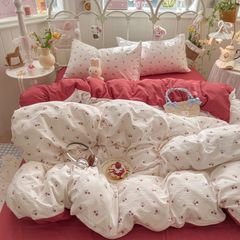 4Pcs Cloud Linen | Set Đũi Mây Phong cách trẻ trung hiện đại | ID 4PCSCLOUDLINE35