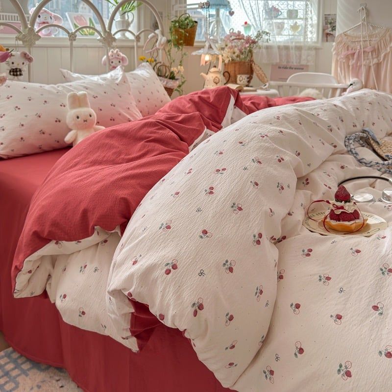 4Pcs Cloud Linen | Set Đũi Mây Phong cách trẻ trung hiện đại | ID 4PCSCLOUDLINE35