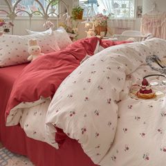 4Pcs Cloud Linen | Set Đũi Mây Phong cách trẻ trung hiện đại | ID 4PCSCLOUDLINE35