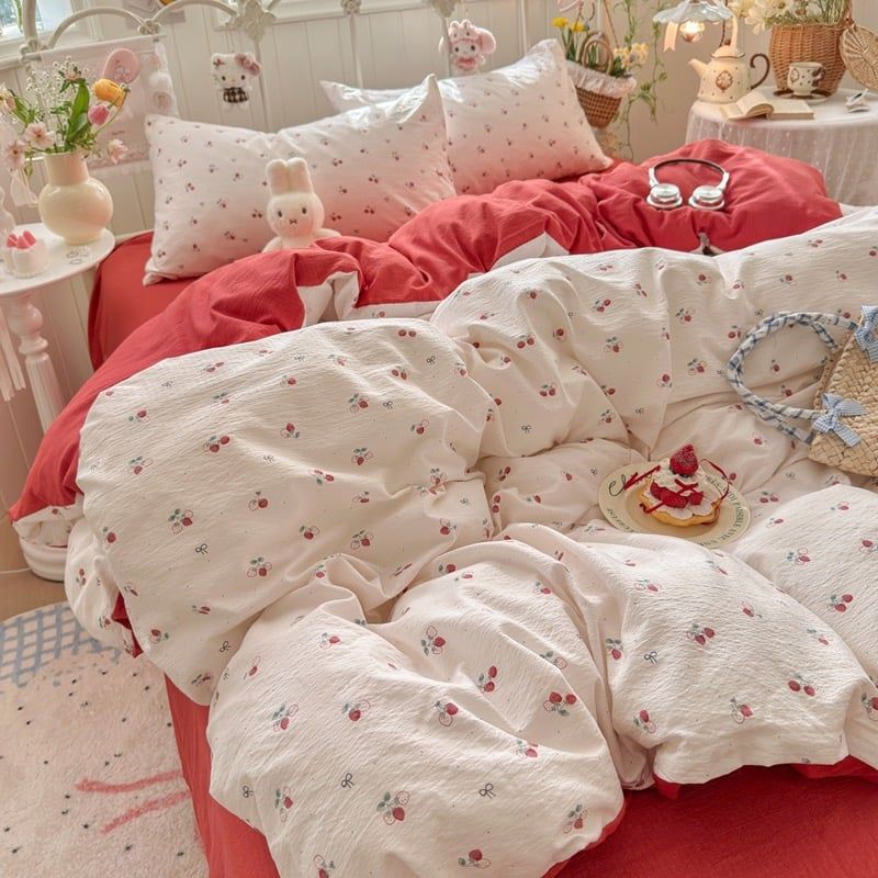 4Pcs Cloud Linen | Set Đũi Mây Phong cách trẻ trung hiện đại | ID 4PCSCLOUDLINE35