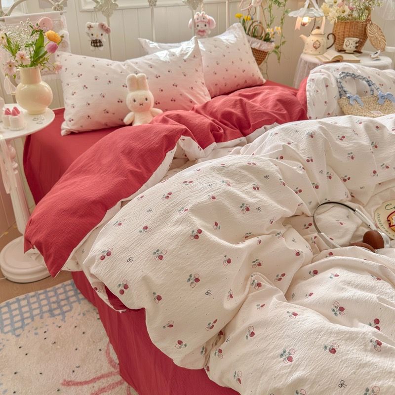 4Pcs Cloud Linen | Set Đũi Mây Phong cách trẻ trung hiện đại | ID 4PCSCLOUDLINE35