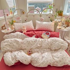 4Pcs Cloud Linen | Set Đũi Mây Phong cách trẻ trung hiện đại | ID 4PCSCLOUDLINE35