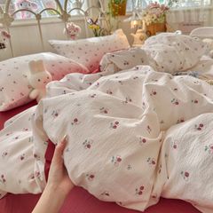4Pcs Cloud Linen | Set Đũi Mây Phong cách trẻ trung hiện đại | ID 4PCSCLOUDLINE35