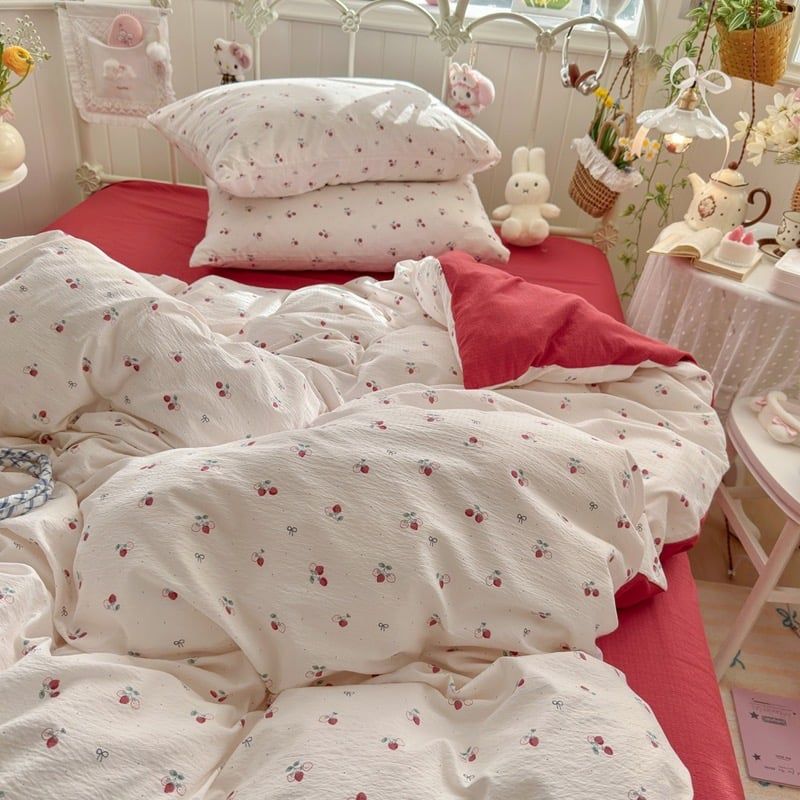 4Pcs Cloud Linen | Set Đũi Mây Phong cách trẻ trung hiện đại | ID 4PCSCLOUDLINE35