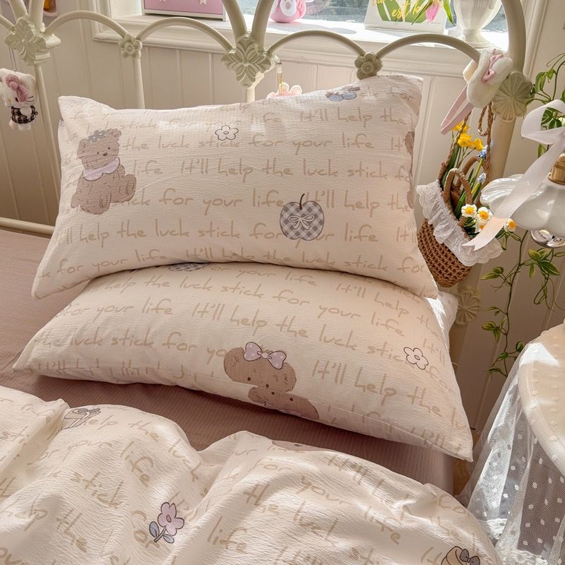 4Pcs Cloud Linen | Set Đũi Mây Phong cách trẻ trung hiện đại | ID 4PCSCLOUDLINE37