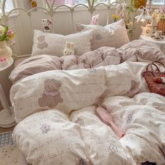 4Pcs Cloud Linen | Set Đũi Mây Phong cách trẻ trung hiện đại | ID 4PCSCLOUDLINE37