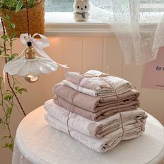 4Pcs Cloud Linen | Set Đũi Mây Phong cách trẻ trung hiện đại | ID 4PCSCLOUDLINE37