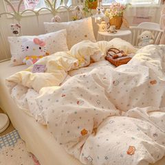 4Pcs Cloud Linen | Set Đũi Mây Phong cách trẻ trung hiện đại | ID 4PCSCLOUDLINE38