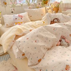 4Pcs Cloud Linen | Set Đũi Mây Phong cách trẻ trung hiện đại | ID 4PCSCLOUDLINE38