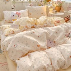 4Pcs Cloud Linen | Set Đũi Mây Phong cách trẻ trung hiện đại | ID 4PCSCLOUDLINE38