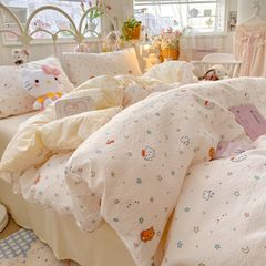 4Pcs Cloud Linen | Set Đũi Mây Phong cách trẻ trung hiện đại | ID 4PCSCLOUDLINE38