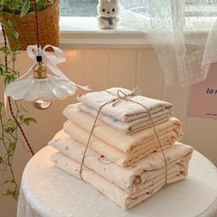 4Pcs Cloud Linen | Set Đũi Mây Phong cách trẻ trung hiện đại | ID 4PCSCLOUDLINE38