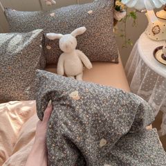 4Pcs Cloud Linen | Set Đũi Mây Phong cách trẻ trung hiện đại | ID 4PCSCLOUDLINE39