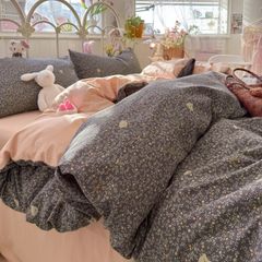 4Pcs Cloud Linen | Set Đũi Mây Phong cách trẻ trung hiện đại | ID 4PCSCLOUDLINE39