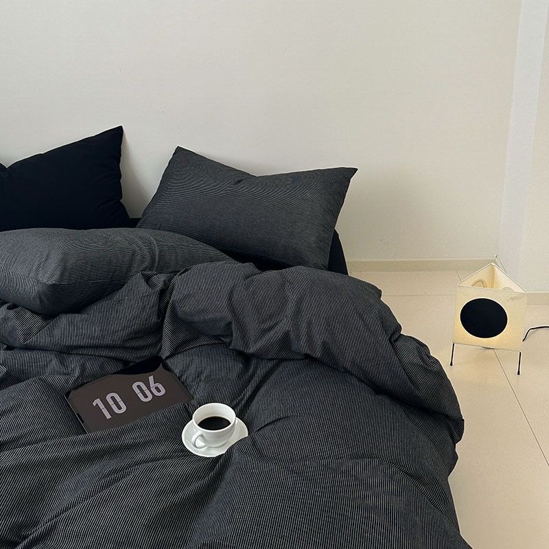 4Pcs Cotton Linen Japan | Set Cotton Đũi Nhật 4 Món Tiêu Chuẩn | ID 4PCSMUJPCLINENID01