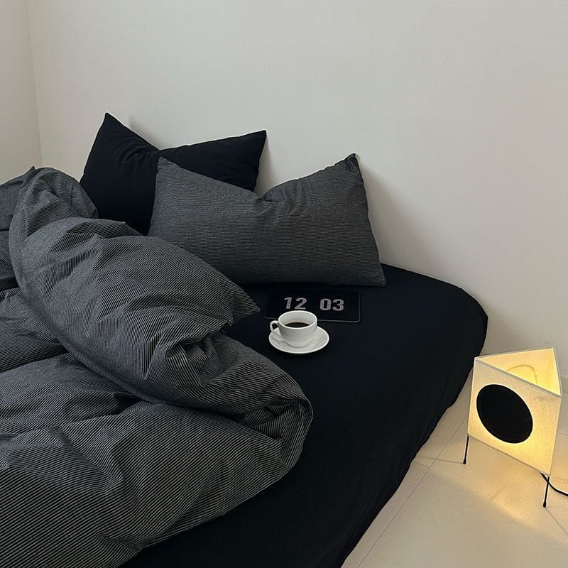 4Pcs Cotton Linen Japan | Set Cotton Đũi Nhật 4 Món Tiêu Chuẩn | ID 4PCSMUJPCLINENID01