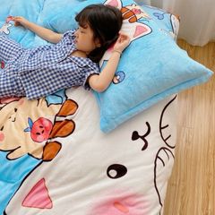 Set 4 Món Nỉ Nhung 200gr hình in 3D Cat & Mouse Happy