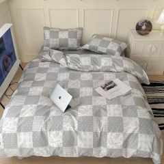 4Pcs Cotton 40s 130*70 gram/inch | Cotton Digital Printing Cover BedSet | ID COTTON4PCS025COLOR018