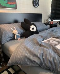 4Pcs Cotton 40s 130*70 gram/inch | Cotton Digital Printing Cover BedSet | ID COTTON4PCS025COLOR001