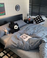 4Pcs Cotton 40s 130*70 gram/inch | Cotton Digital Printing Cover BedSet | ID COTTON4PCS025COLOR001