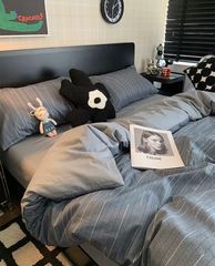 4Pcs Cotton 40s 130*70 gram/inch | Cotton Digital Printing Cover BedSet | ID COTTON4PCS025COLOR001