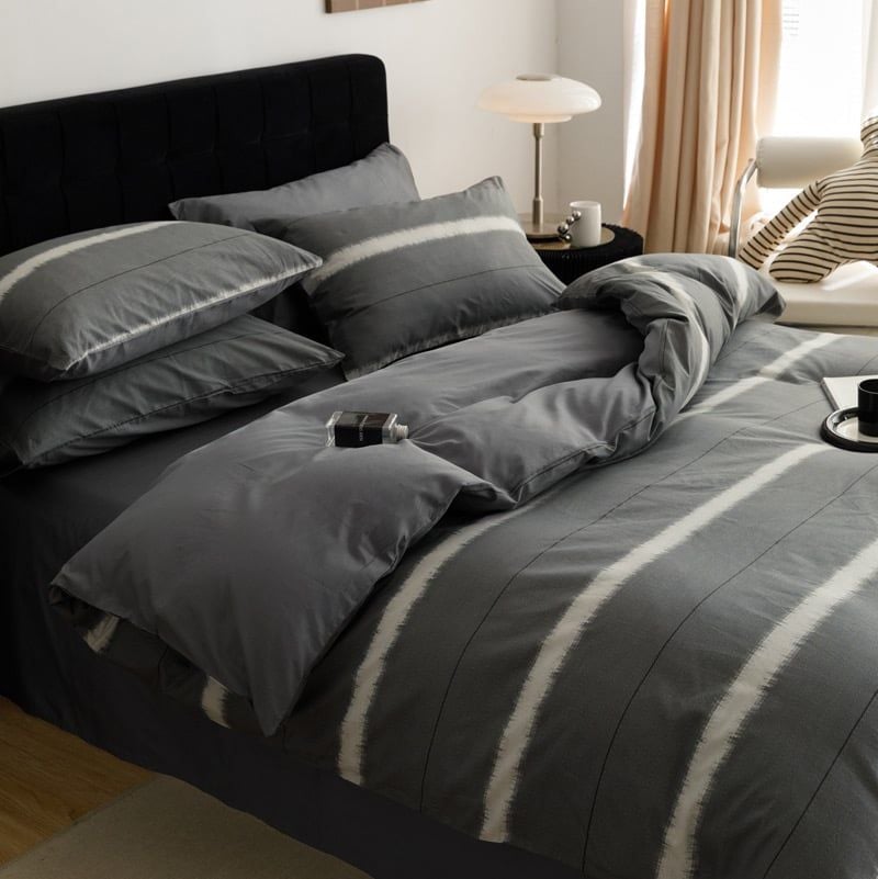 4Pcs Cotton 40s 130*70 gram/inch | Cotton Digital Printing Cover BedSet | ID COTTON4PCS025COLOR003