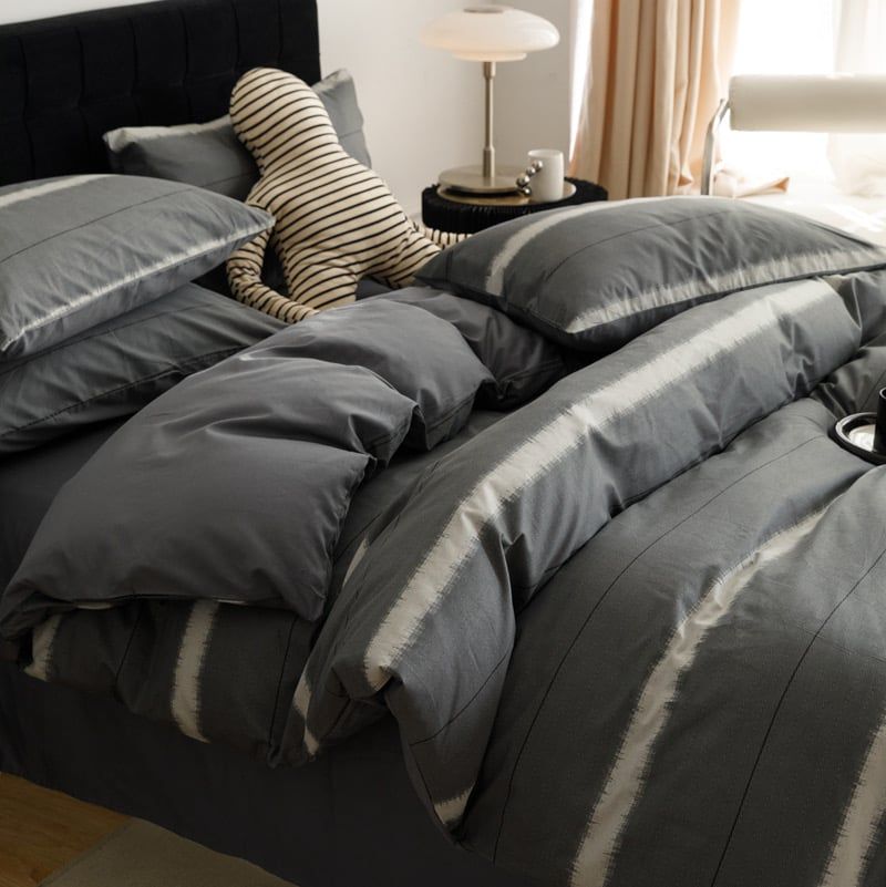 4Pcs Cotton 40s 130*70 gram/inch | Cotton Digital Printing Cover BedSet | ID COTTON4PCS025COLOR003